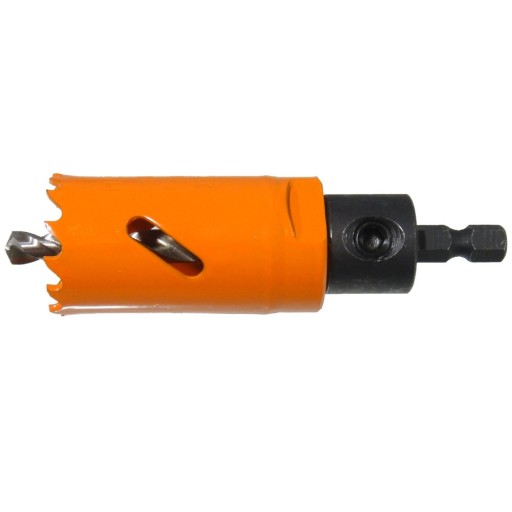 Sada - Bimetalová dierová píla pr. 27 mm + adaptér