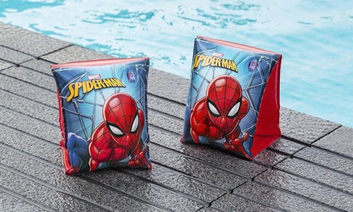 Motýľové plávanie na rukávy 3-6L Spiderman Bestway