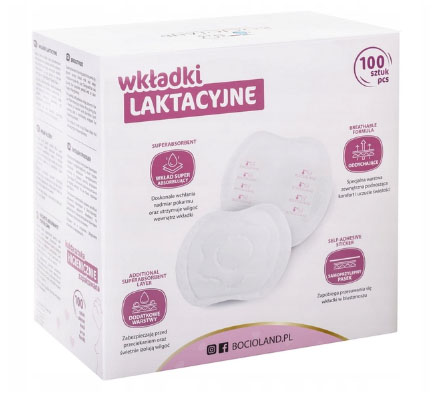 SUPER Absorpčné vložky na dojčenie 100 ks Bocioland