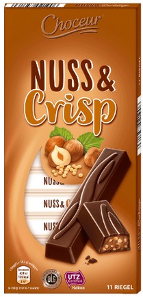Orieškové tyčinky Chateau Nuss & Crisp 200g