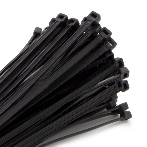 DLHÉ KABELOVÉ VIAZAČKY KABELOVÉ VIAZAČKY 4,7X430mm UV ČIERNA 100 ks.