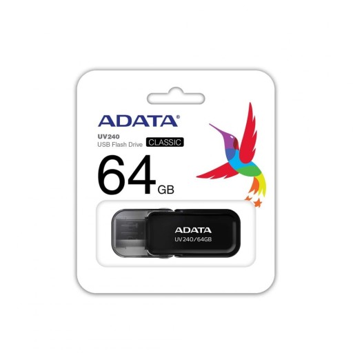 ADATA UV240 64 GB USB 2.0 čierna (AUV240-64G-RBK)