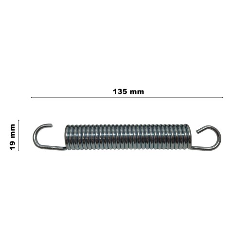 Clever Leon 135 mm TRAMPOLÍNOVÁ PRUŽINA POĽSKÁ TRAMPOLÍNOVÁ PRUŽINA 13,5