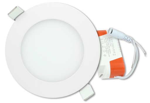 LED panelové vstavané stropné svietidlo 6W biele