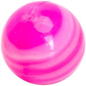 LED BALL hračka, svietiaca, senzorická, trblietavá RUŽOVÁ planéta pre psíka