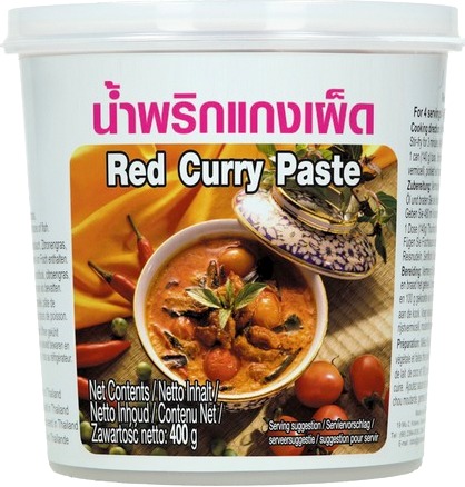 Červená thajská červená kari pasta 400g LOBO