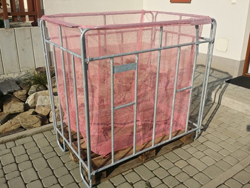 EURO 1000L sieťované vrecia 194x140 paleta 120x80