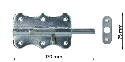 Skrutka okrúhla so skrutkou DOOR 120 mm