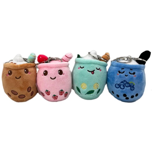 PLYŠOVÁ KĽÚČENKA BUBBLE TEA MASCOT kľúčenka 11cm