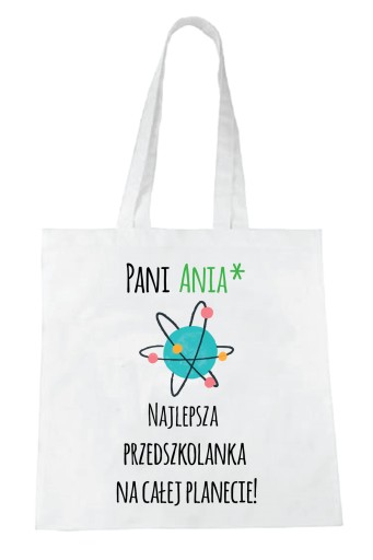 Taška ku DŇU UČITEĽOV PRE ŠKOLKU + MENO