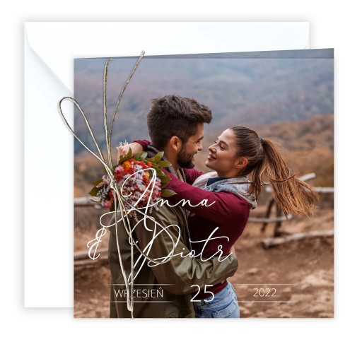 Svadobné oznámenia FOTO OBÁLKY MENÁ STRING