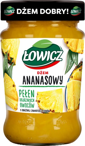 Łowicz ananásový džem, minimum cukrov, 280 g