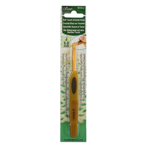 Ergonomický háčik Clover Soft Touch 6 mm