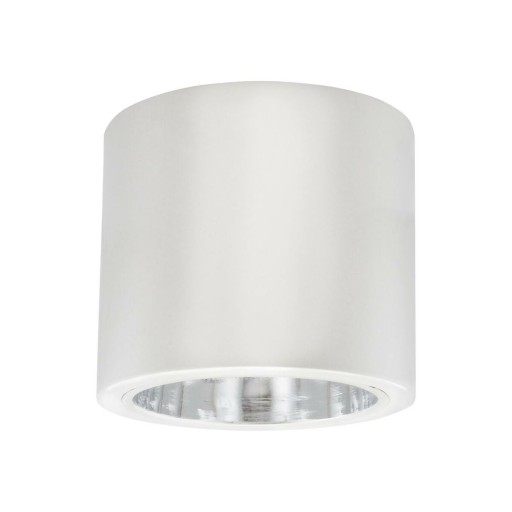 Prisadené okrúhle svietidlo E27, pevné, BIELY JUPITER 10 98x115mm IP20 Goldlux