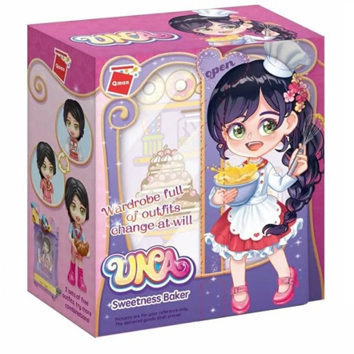 SÚPRAVA ŠATNÍKA QMAN UNA BLOCKS LITTLE CHEF BAKER