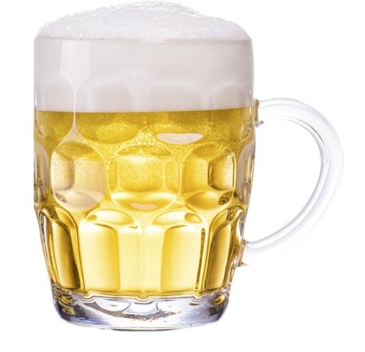 Sklenený hrnček na pivo ASTRA sud 500ml HRUBÉ GLASS Grill Match