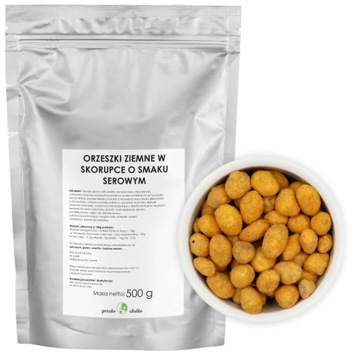ARAŠIDY V SYROVEJ ŠUPINE snack arašidy 500g