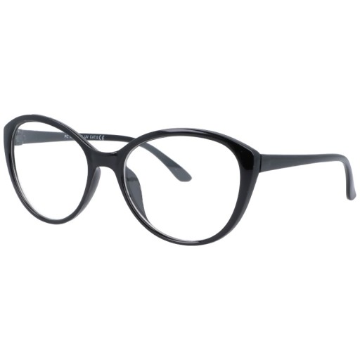 DÁMSKE okuliare CAT EYE, čierne CAT eye