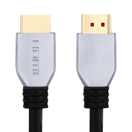 HDMI 2.1 KÁBEL 1M ULTRA VYSOKORYCHLOSTNÝ ETHERNET 8K 4K 120HZ ZINKOVÝ PRYZ