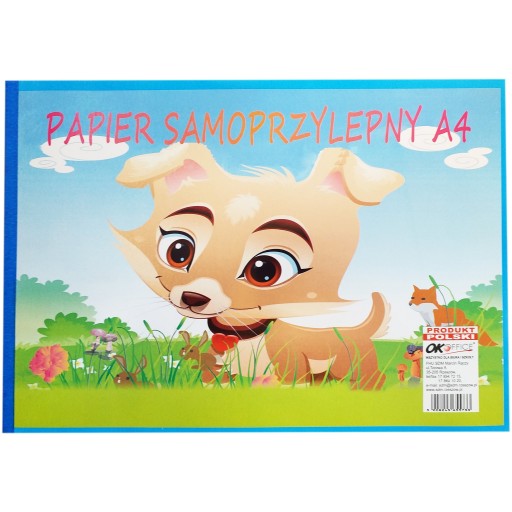 Farebný samolepiaci papier A4, 1 kus, poľskej výroby