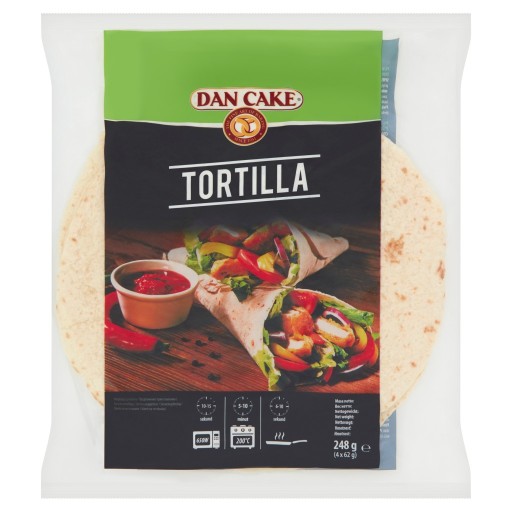 Dan Cake Tortilla pšeničné placky 248 g 4 x 62 g