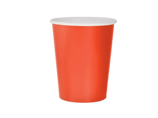 Červené poháre 270ml 14ks Narodeninové Halloween