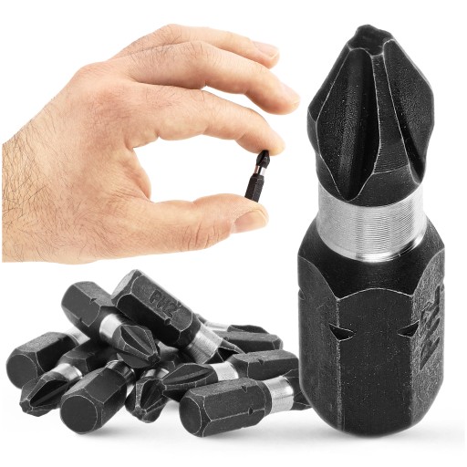 10x rázový bit PH2 rázový bit 25mm | Nárazový bit pre skrutkovač