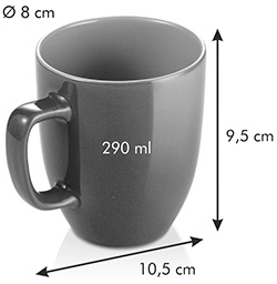 CREMA SHINE TESCOMA hrnček keramika 0,3l MODRÁ