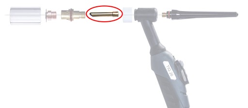 Objímka TIG QUARTZ 26SC pre SR 17/18/26 1,0mm