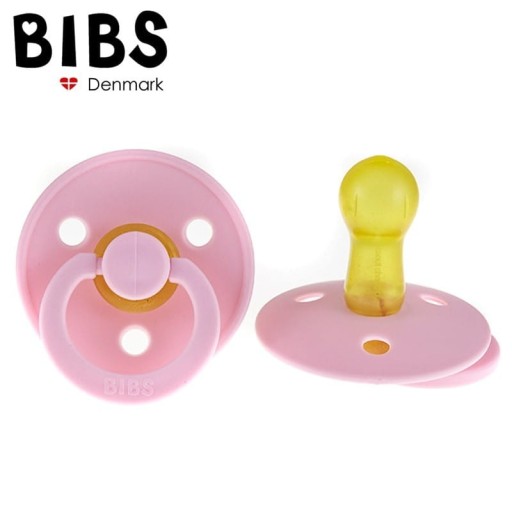 Hevea Baby ružový cumlík cumlík S 0-6m podbradníky