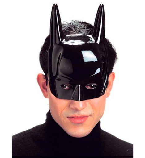 BATMAN MASKA BATMAN KOSTÝM ČIERNA LESK