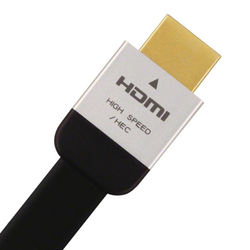 2M plochý HDMI kábel FULL HD 1080p 4K UHD SLIM 3D