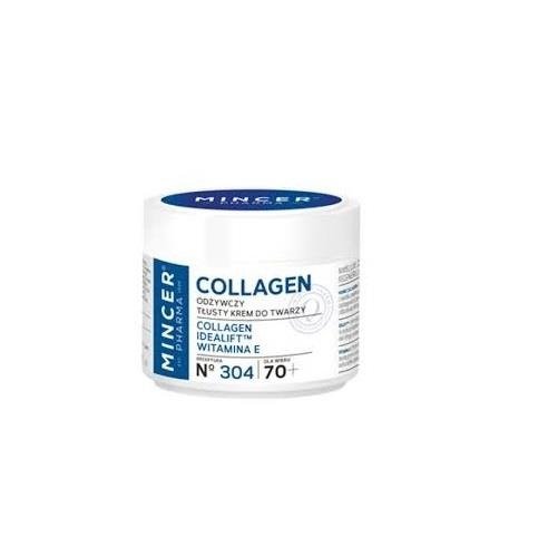 MINCER Kolagénový krém na tvár 304 70+ 50 ml