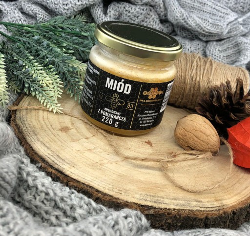 KRÉMOVÝ MED s pomarančom 220g LEŠTIČKA do čaju