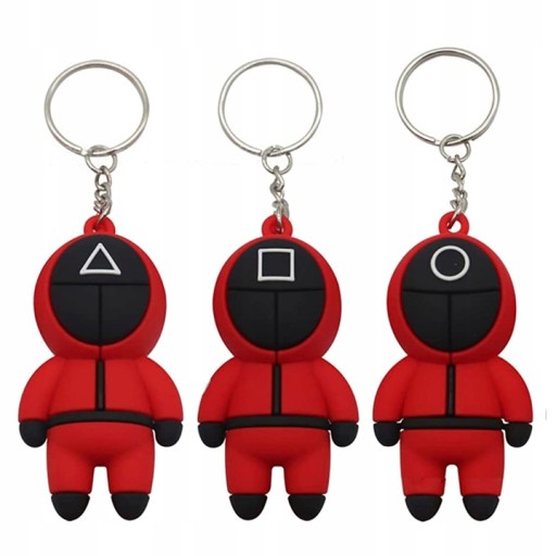 SQUID GADGET KEYRING TROJUHOLNÍK 6,8CM!