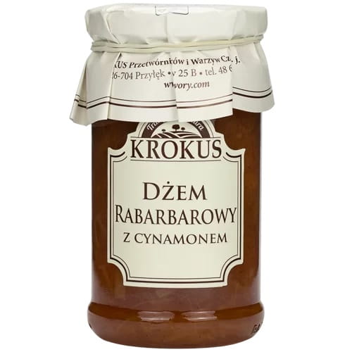 RUBARBAROVÝ DŽEM SO ŠKORICOU so zníženým obsahom