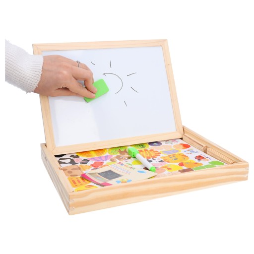 MAGNETICKÁ TABUĽA PRE DETI, edukačné magnetické puzzle zvieratká