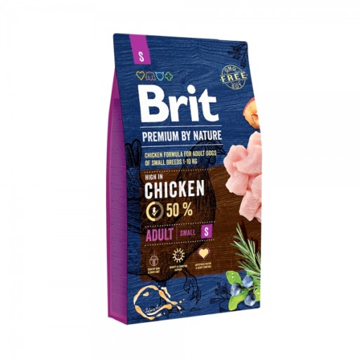 Krmivo BRIT pre dospelých psov s kuracím mäsom 1 kg