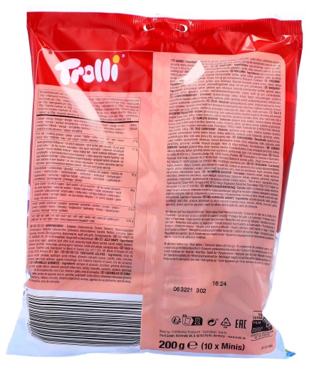 Ovocné gumičky VIANOČNÝ TVAR Trolli Santas MIX CHUTÍ 200g DE