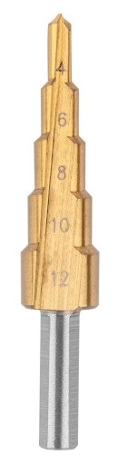 HSS STEP KUŽELOVÉ VRTÁKY 4-32mm SADA 3ks