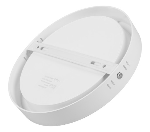 LED stropný panel, povrchová montáž, okrúhly, biely, 24 W, nebliká, CCD lampa