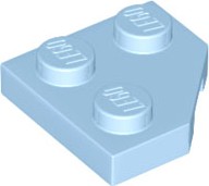 2x LEGO 26601 Klin, tanier 2 x 2 Zrezaný roh