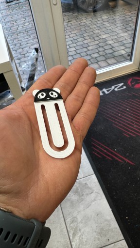 Záložka s jedinečným vzorom Panda