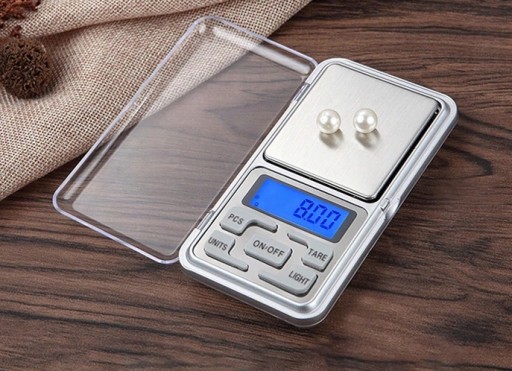 Vrecková váha na šperky 0,01g / 200g Precízna elektronika + batérie