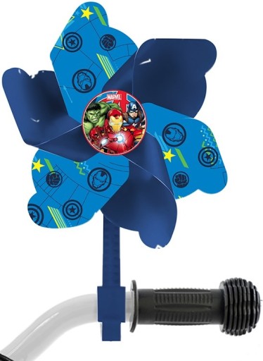Modrý ventilátor na volant Avengers
