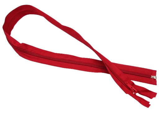 Zips 5, špirála, 70 cm, červený