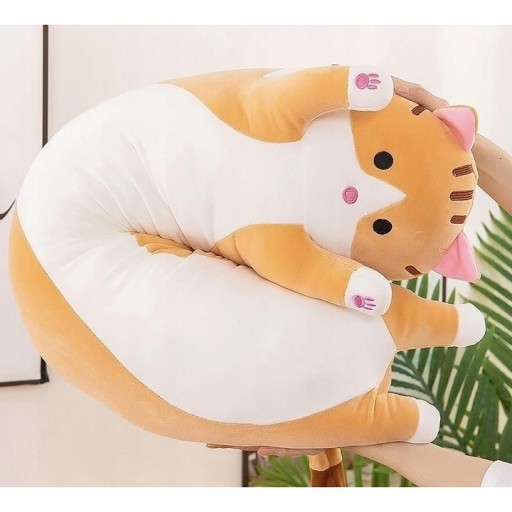 DLHÝ VANKÚŠ PRE MAČKU Maskot 50 CM XL PLYŠ