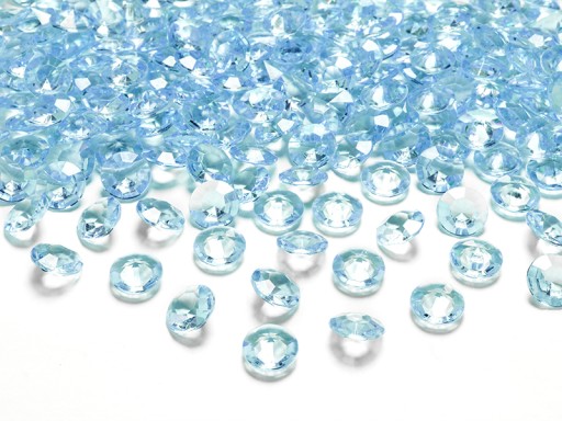 Diamanty kryštály dekorácie konfety spoločenstvo