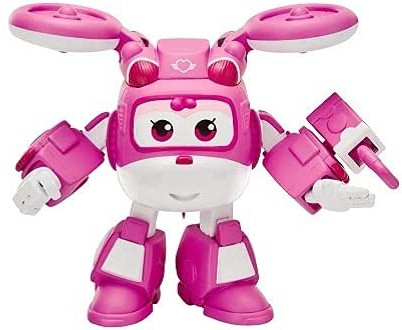 SUPER WINGS FRUNIA ROBOT LIETADLO POHYBLIVÝ VRTUĽNÍK so závratnou postavou