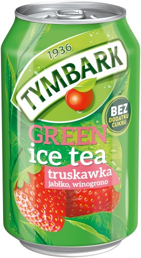 Tymbark Ice Tea drink Jahoda jablko Grape Plechovka 330 ml